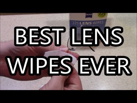 Can I use glasses wipes on camera lens?