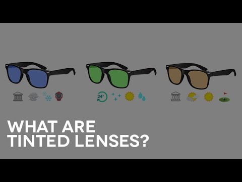 Can lenses be tinted?