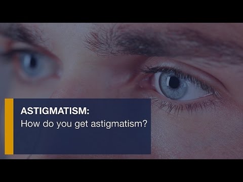 Can you get astigmatism later in life?