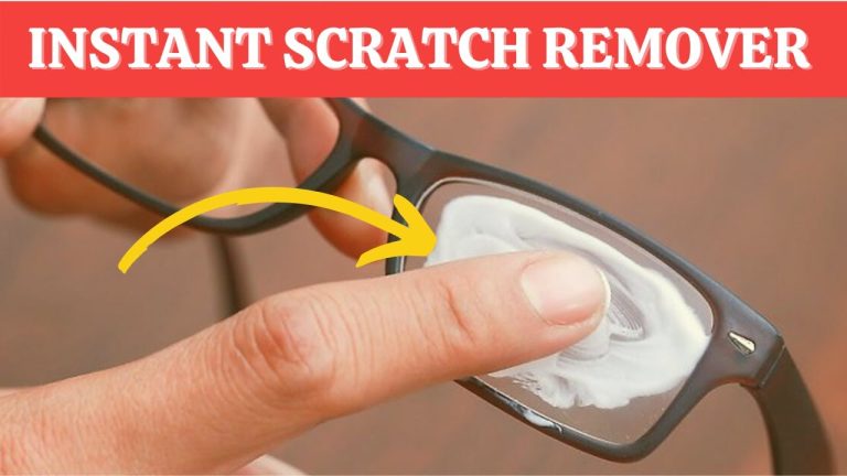 Can you get scratches out of glasses lenses?