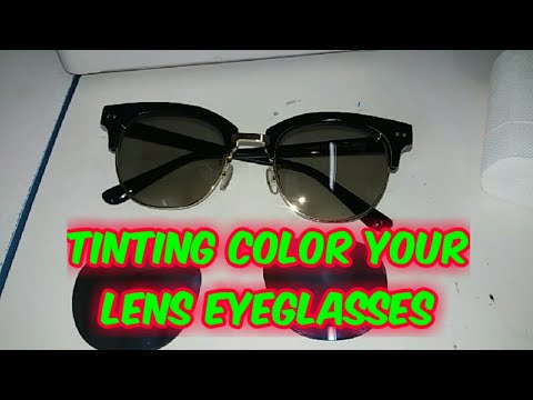 Can you lighten sunglasses?