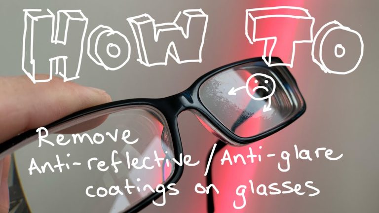 Can you use rubbing alcohol to clean prescription glasses?