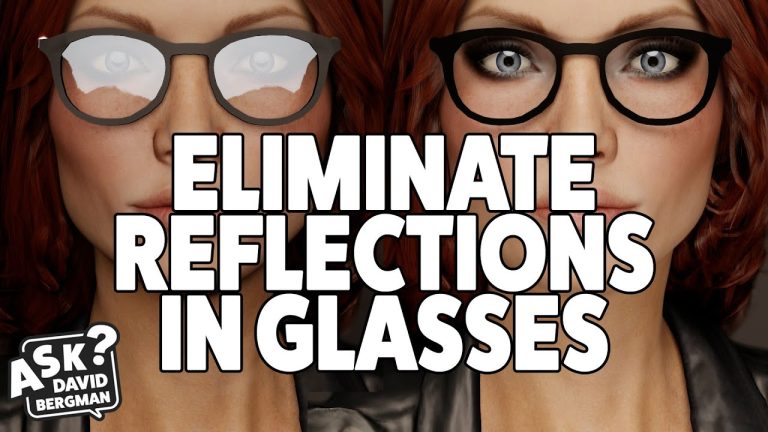 How do I make my glasses not reflect?