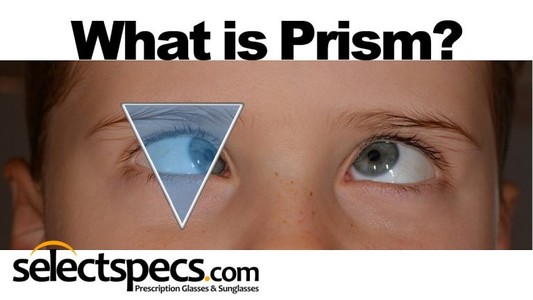 How do you read a prism on glasses?