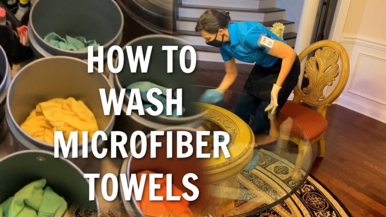 What can you wash microfiber cloths with?