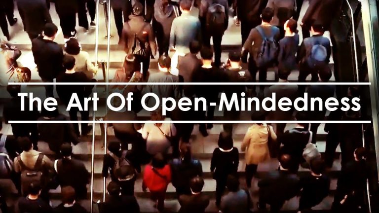 What is being open minded?