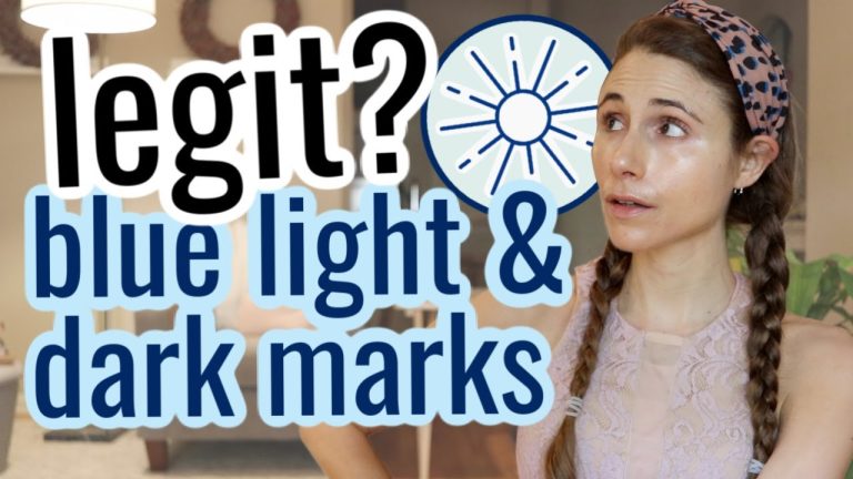 What is blue light used for in dermatology?