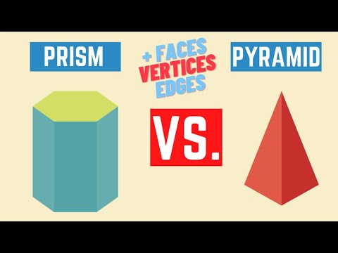 What is difference between cone and prism?