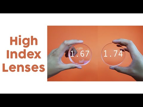 What is high index plastic lenses?