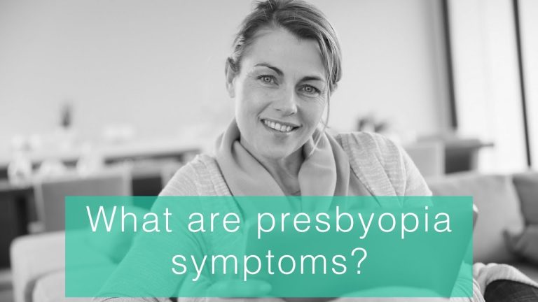 When does presbyopia stop?