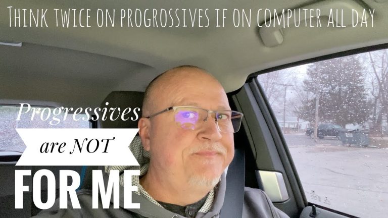 Why can’t I see my computer with my progressive lenses?