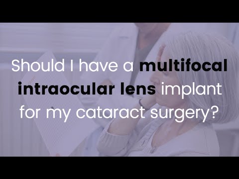 Why do I need multifocal lenses?