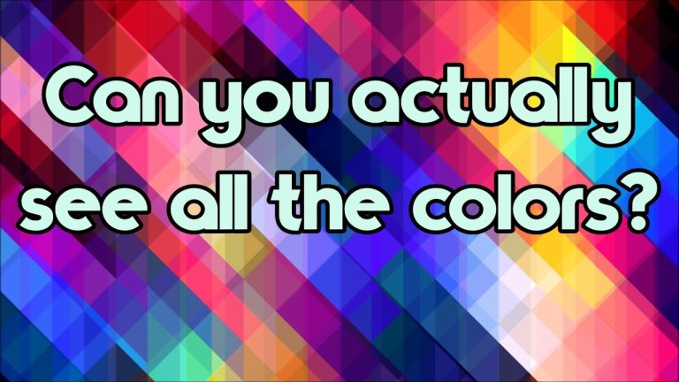 Why do we see color?