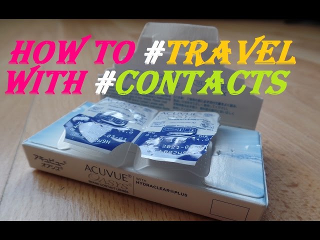 Travel with ease: Top contact lens solutions for your journey